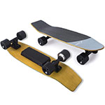8 12mph Top Speed 6 Miles Range, Portable Electric Skateboard for Adults Beginners, 3 Level Speed Adjustable 7 Layer Canadian Maple Deck