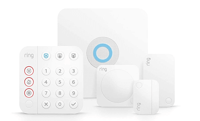 All-new Ring Alarm 5-piece kit (2nd Gen) home security system with optional 24 7 professional monitoring Works with Alexa