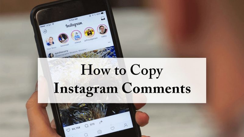 How to Copy Instagram Comments